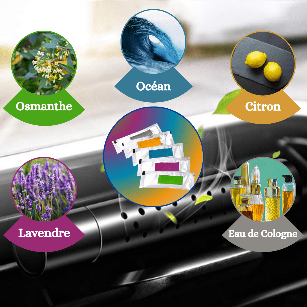 Diffuseur pour voiture | AromaKlip™ - Trajet - Confort